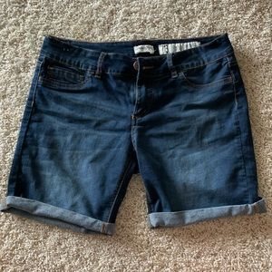 Juniors Indigo Rein Jean Shorts